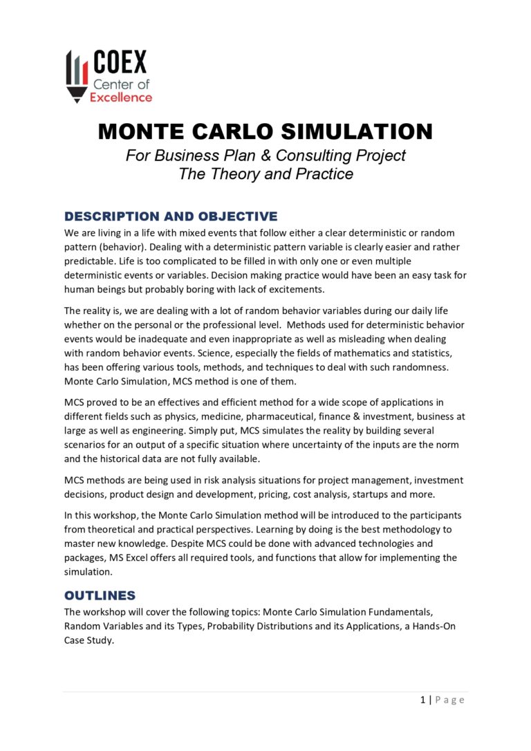 MONTE CARLO SIMULATION (1)