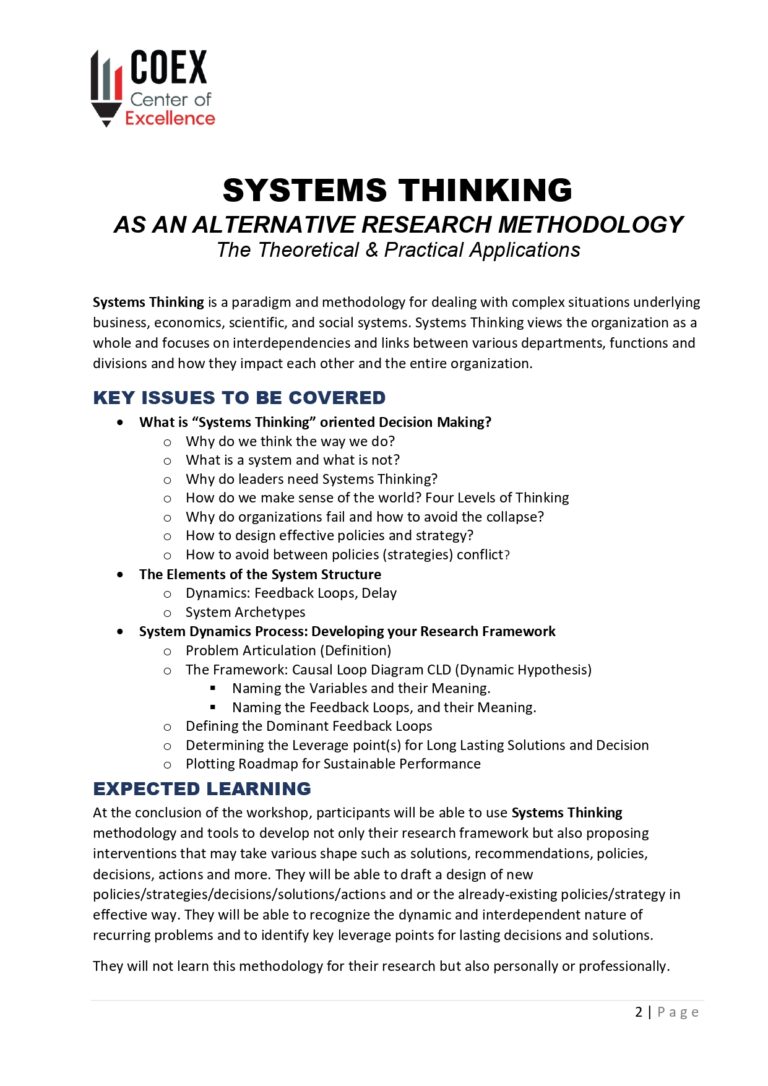 SYSTEMS THINKING (2)